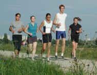 RUNNING ON THE SAVA EMBANKMENT
