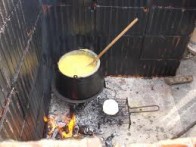 EVENT - COOKING TRADITIONAL MEAL ŠAŠA AND PULENTA, VODICE, SEPTEMBER 2017.